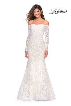 La Femme Prom Dress Champagne